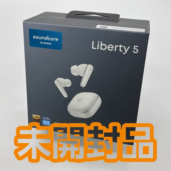 【中古】Soundcore Liberty 5 パールホワイト【A3957N21】【秋葉原】
