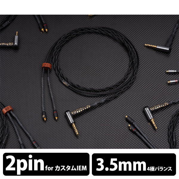 ASUHA Ref.2 4極Φ3.5mmプラグ-2PIN 【ASUER2L4352P】
