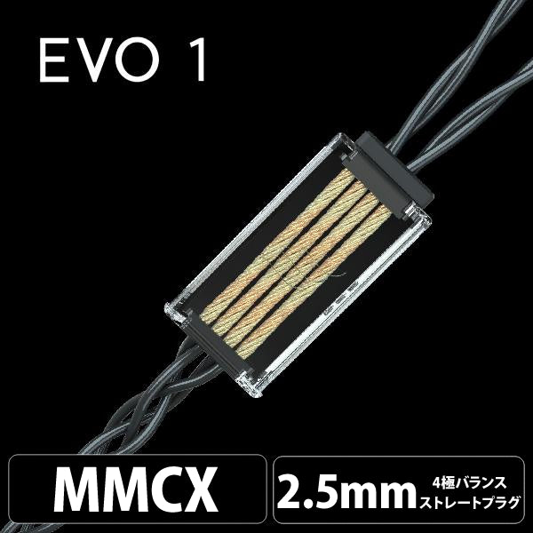 EVO 1 (エヴォ 1) 4wire 【MMCX / 2.5mm4極バランス】