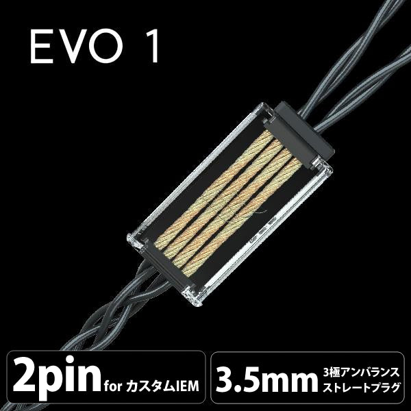 EVO 1 (エヴォ 1) 4wire 【2pin / 3.5mm3極ステレオミニ】