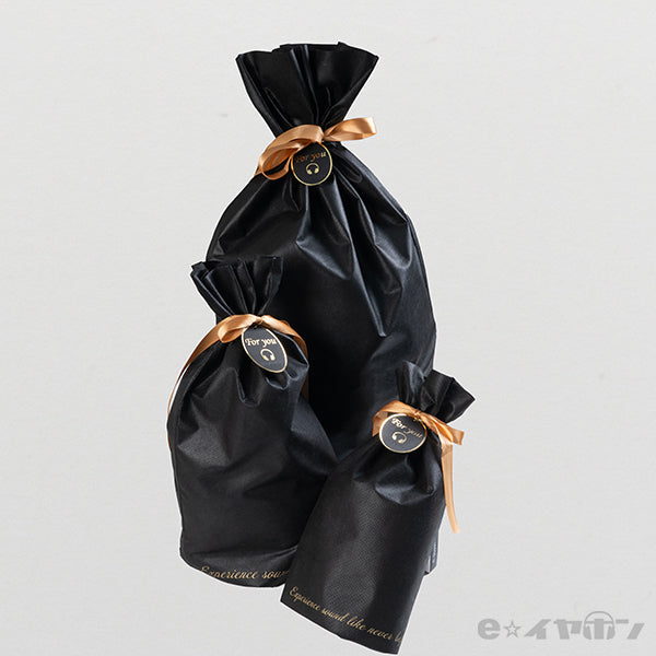 ギフトラッピング BLACK 「不織布+タグセット」