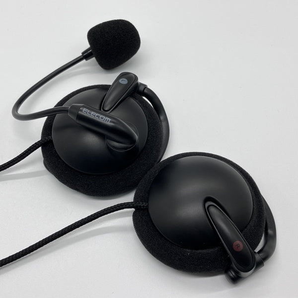 【中古】ELECOM HS-EH02UBK 有線ヘッドセット【秋葉原】