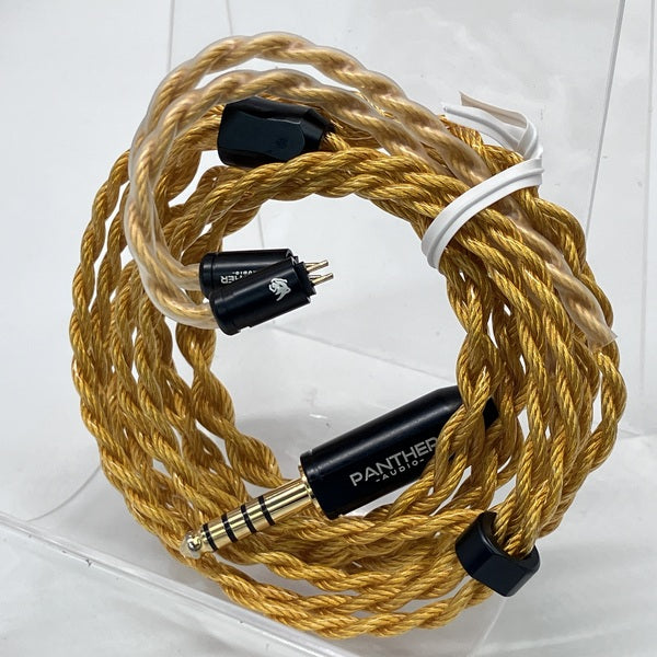 【中古】金龍王 付属 高純度銀メッキ単結晶銅ケーブル 2pin 4.4mm【秋葉原】