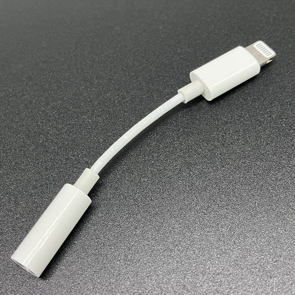 【中古】Lightning - 3.5 mmヘッドフォンジャックアダプタ【名古屋】