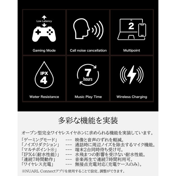νClip Standard Edition Open Wireless Earbuds