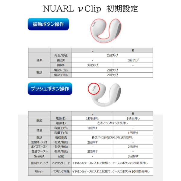 νClip Standard Edition Open Wireless Earbuds